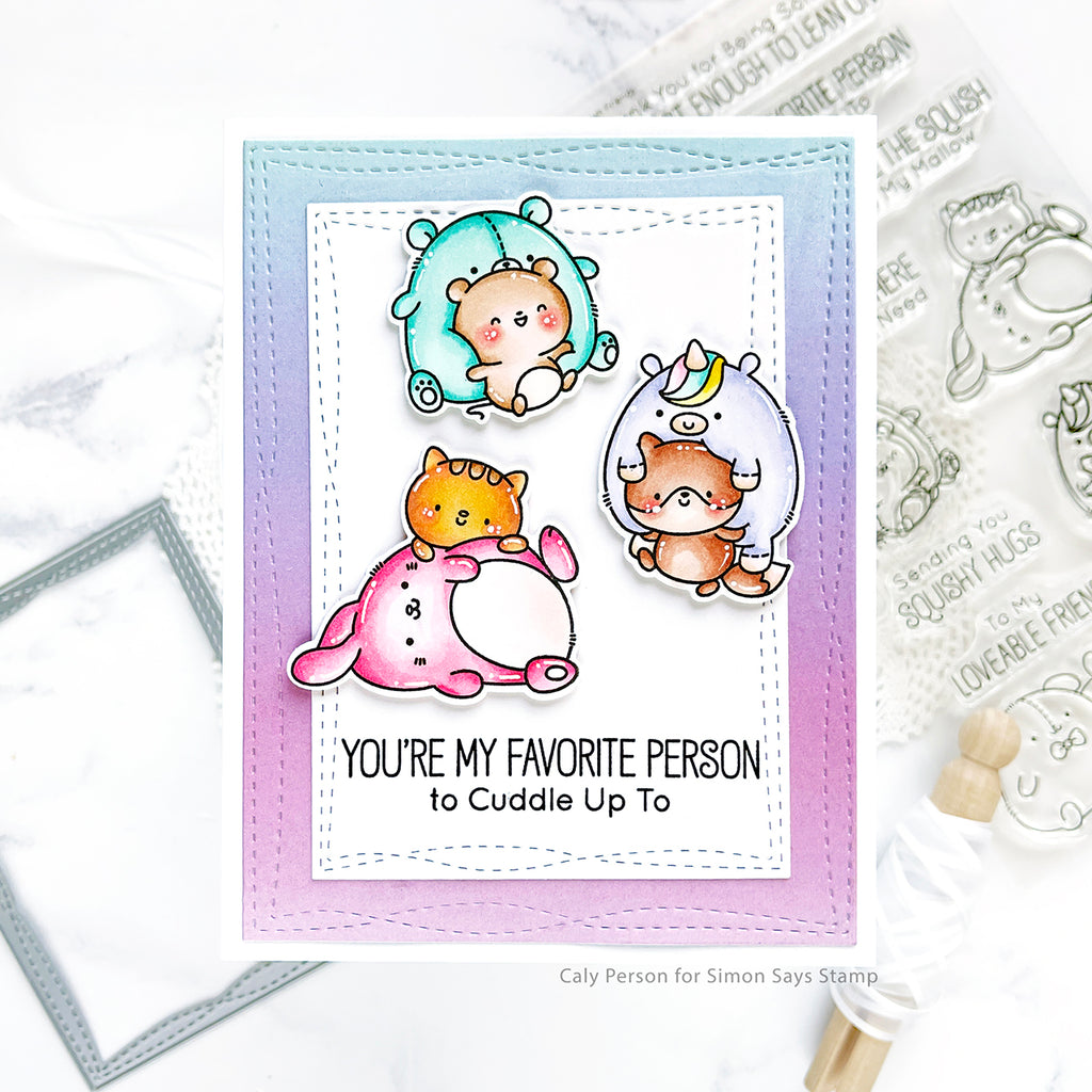 My Favorite Things Squish Friends Clear Stamps jb023 You're My Favorite Person to Cuddle Up to | color-code:alt2