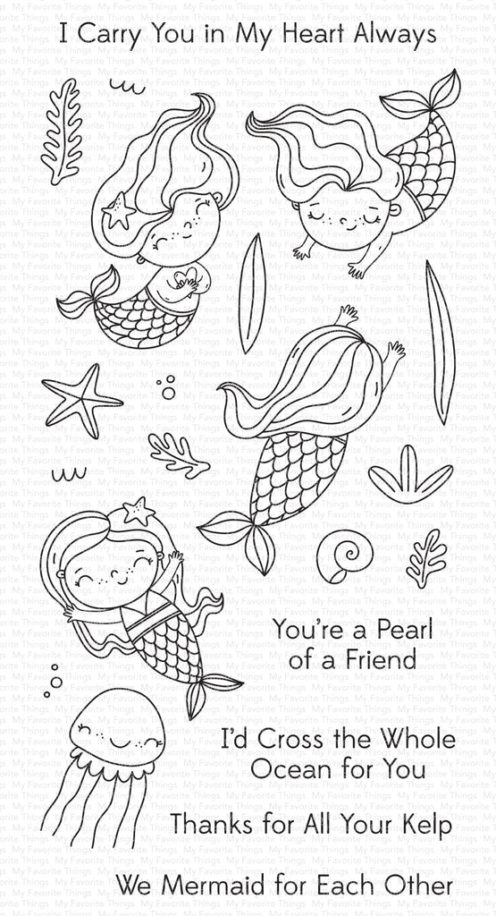 My Favorite Things Mermaid for Each Other Clear Stamps cs803