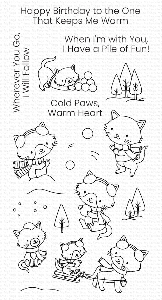 My Favorite Things Winter Kittens Clear Stamps cs843