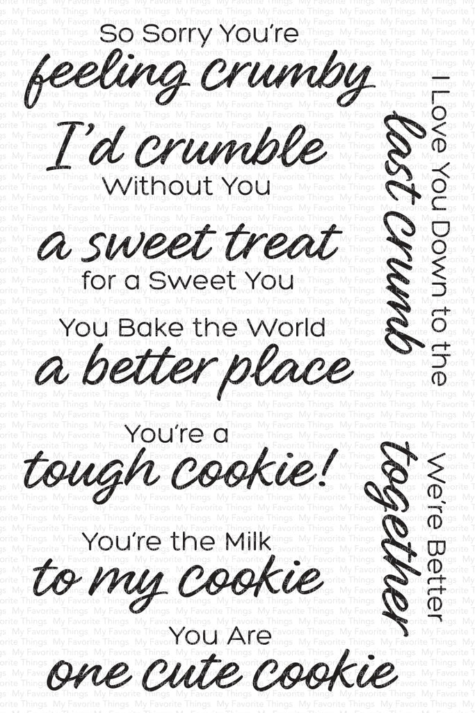 My Favorite Things Cookie Crumbs Clear Stamps cs846