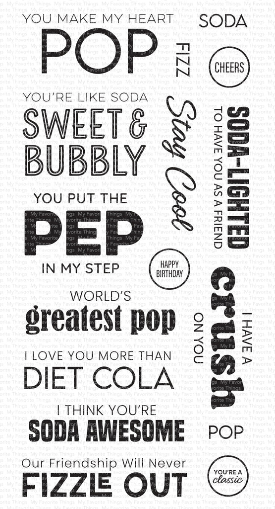 My Favorite Things Soda Pop Clear Stamps cs849