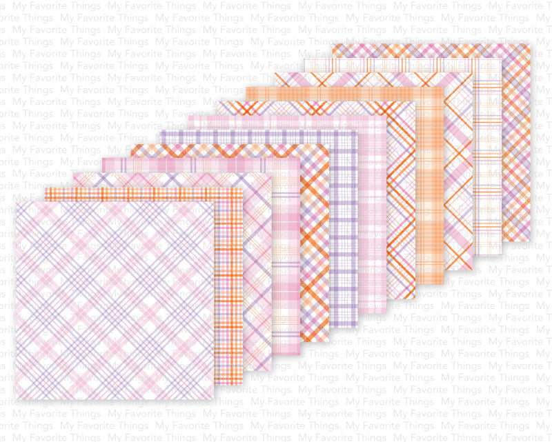 My Favorite Things Orange Sherbet Paper Pad ep112 individual sheets