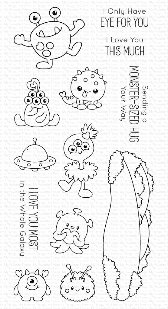 My Favorite Things Monster Love Clear Stamps jb028