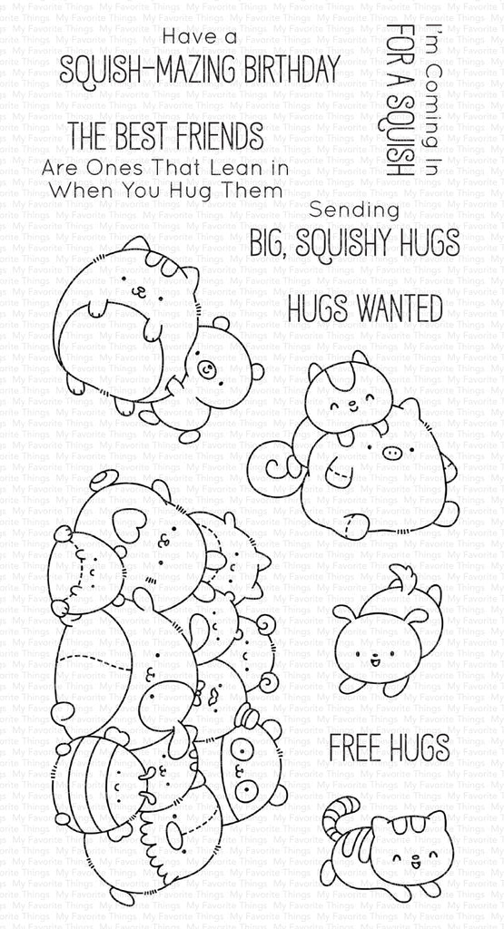 My Favorite Things Squishy Hugs Clear Stamps jb029