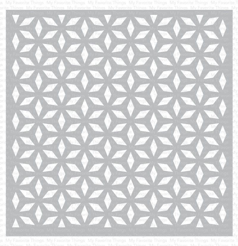My Favorite Things Tiled Stars Stencil st189