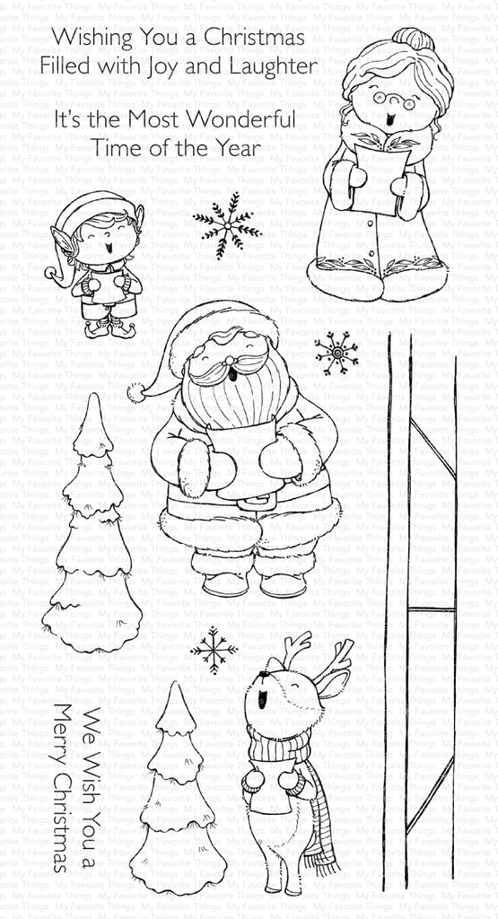 My Favorite Things Christmas Carols Clear Stamps sy63