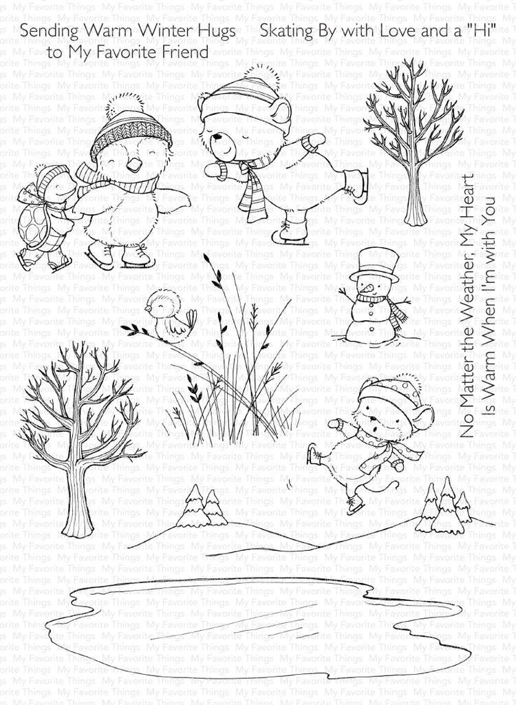 My Favorite Things Warm Winter Hugs Clear Stamps sy64