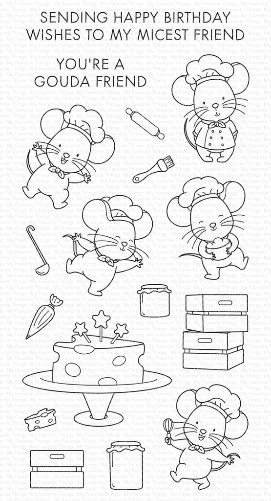 My Favorite Things Micest Friend Clear Stamps yuzu026