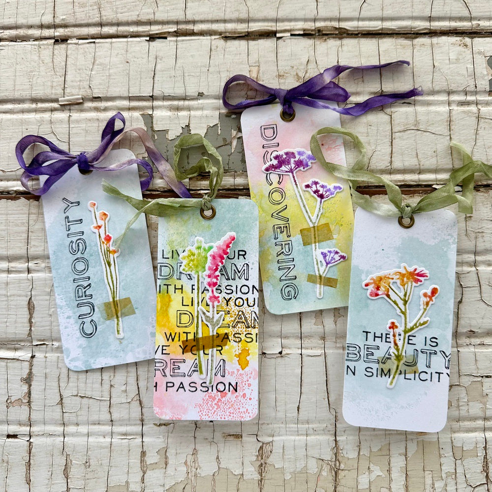 Simon Says Stamp Mini Bouquet Silhouettes Wafer Dies 269sssb Botanical Bookmarks | color-code:ALT02