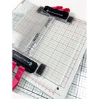 MISTI LITE Stamping Tool and Simon Says Stamp 8x8 Pawsitively Perfect Craft Tacky Mat Bundle in use