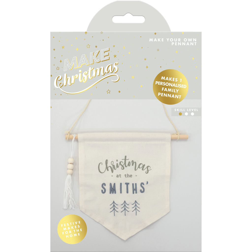 Crafter's Companion Make Christmas Cosy Pennant Kit mkx-kit-pen-cos