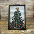 Simon Says Stamp Magical Mistletoe Wafer Dies s1063 And Everything Nice Christmas Frame