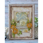 Tim Holtz Distress Embossing Glaze Antique Linen Ranger tde70948 Spring Mixed Media Project | color-code:ALT04