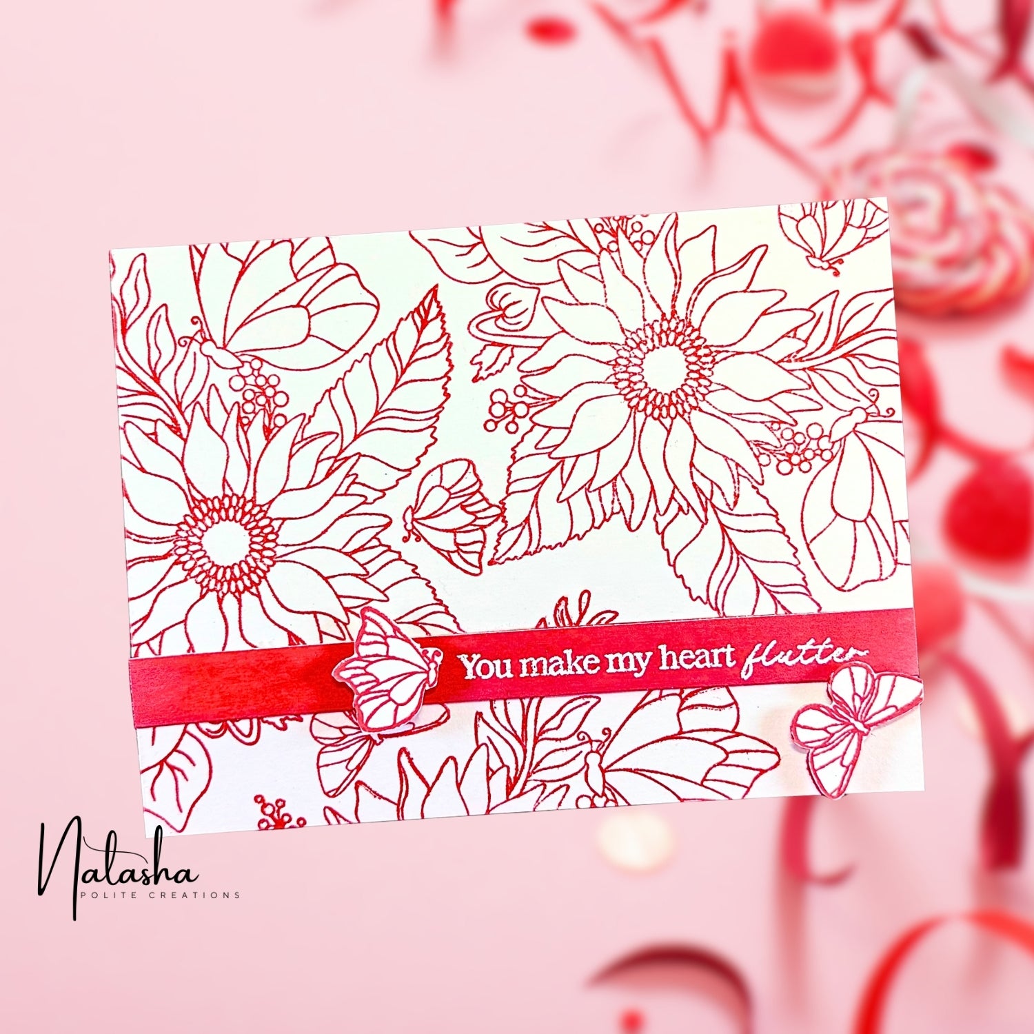 Simon Says Clear Stamps Make My Heart Flutter 3354ssc Heart to Heart