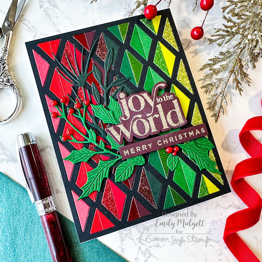 CZ Design Clear Stamps Making Spirits Bright cz290c Christmas Card | color-code:ALT08