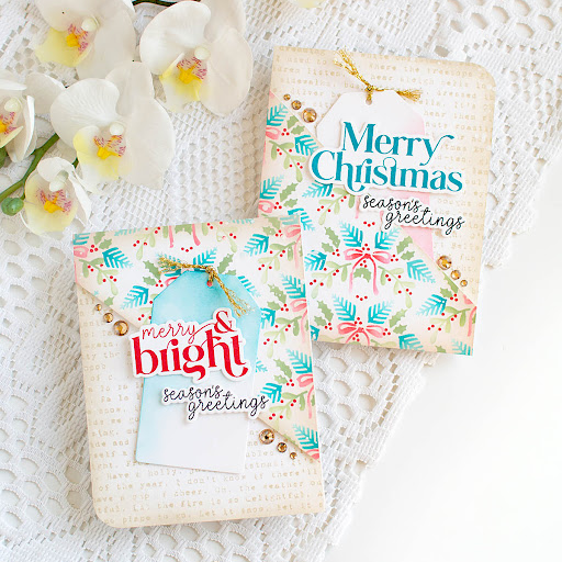 CZ Design Clear Stamps Making Spirits Bright cz290c Christmas Cards | color-code:ALT05