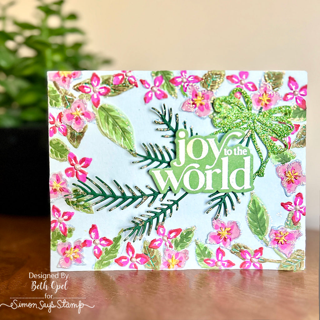 CZ Design Making Spirits Bright Wafer Dies czd263c Christmas Card