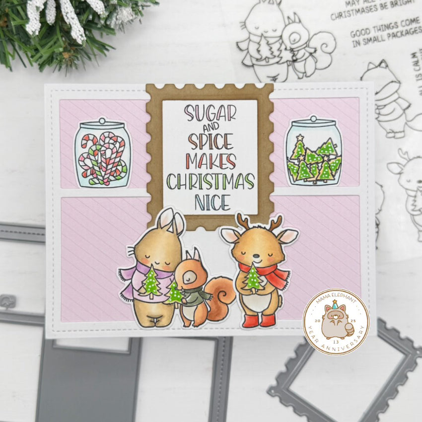 Mama Elephant A Little Wish Clear Stamps candy