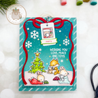 Mama Elephant Abundance Of Toys Clear Stamps snowflakes