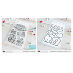 Mama Elephant Anniversary Celebration Clear Stamp and Die Set