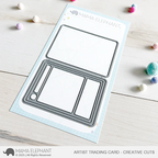 Mama Elephant Artist Trading Card Creative Cuts Steel Dies