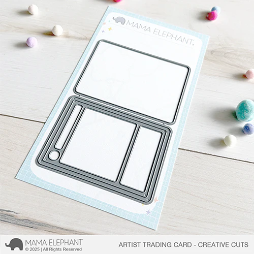 Mama Elephant Artist Trading Card Creative Cuts Steel Dies