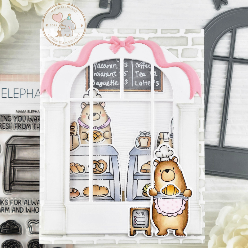 Mama Elephant Bakery Bears Creative Cuts Steel Dies bread