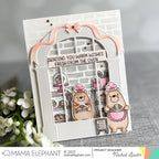 Mama Elephant Bakery Bears Creative Cuts Steel Dies let's bake | color-code:ALT01