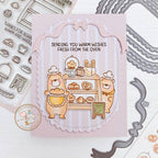 Mama Elephant Bakery Bears Creative Cuts Steel Dies warm wishes