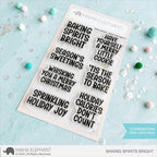 Mama Elephant Baking Spirits Bright Clear Stamps