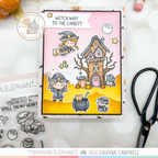 Mama Elephant Bewitched Clear Stamps cats