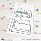 Mama Elephant Bi-Fold Clouds Creative Cuts Steel Dies