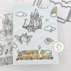 Mama Elephant Bi-Fold Clouds Creative Cuts Steel Dies unicorn