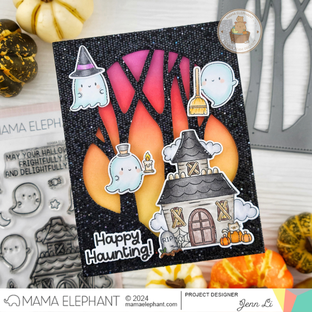 Mama Elephant Big Boo Clear Stamps trees
