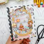 Mama Elephant Birthday Celebration Clear Stamp and Die Set cute critters