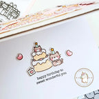 Mama Elephant Birthday Celebration Clear Stamps cute cats