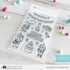 Mama Elephant Birthday Celebration Creative Cuts Steel Dies image 1