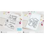 Mama Elephant Boo Crew Clear Stamp and Die Set