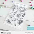Mama Elephant Build A Bouquet Clear Stamps