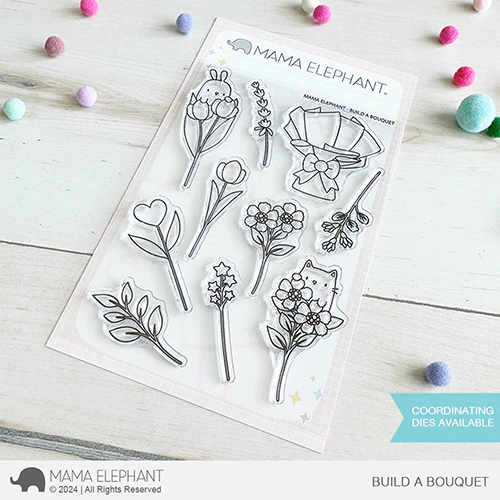 Mama Elephant Build A Bouquet Clear Stamps