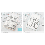 Mama Elephant Build A Snowman Clear Stamp and Die Set*