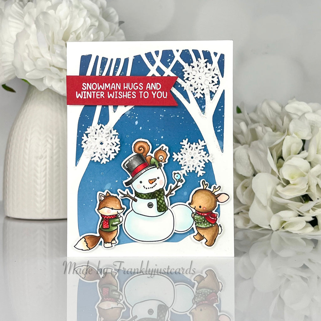 Mama Elephant Build A Snowman Clear Stamps fox | color-code:ALT02