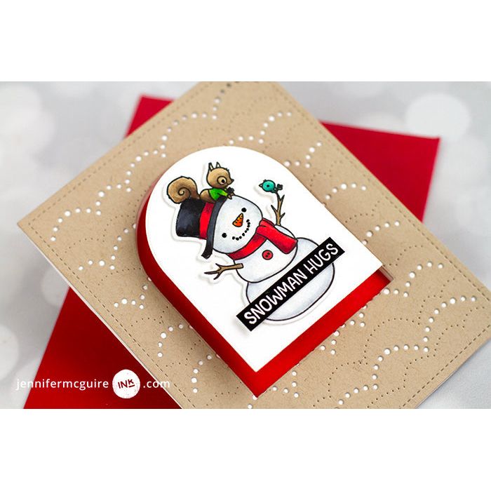 Mama Elephant Build A Snowman Creative Cuts Steel Dies hugs