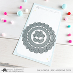 Mama Elephant Caly Circle Lace Creative Cuts Steel Dies