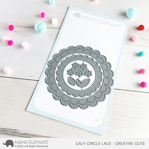 Mama Elephant Caly Circle Lace Creative Cuts Steel Dies