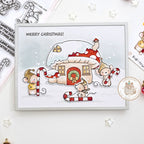 Mama Elephant Candy Cane Lane Clear Stamps mice