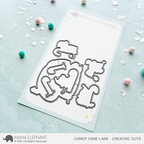 Mama Elephant Candy Cane Lane Creative Cuts Steel Die