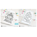 Mama Elephant Castle In The Sky Clear Stamp and Die Set