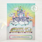 Mama Elephant Castle In The Sky Clear Stamp and Die Set birthday wishes