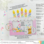 Mama Elephant Cheeky Birthday Clear Stamps shaker